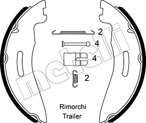 Remschoen set Metelli 53-0595