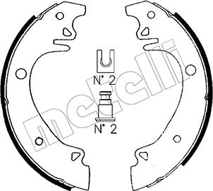 Remschoen set Metelli 53-0614