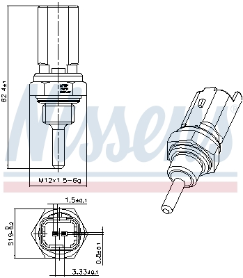 Nissens Temperatuursensor 207004