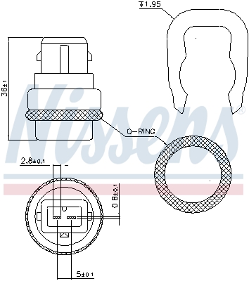 Nissens Temperatuursensor 207024