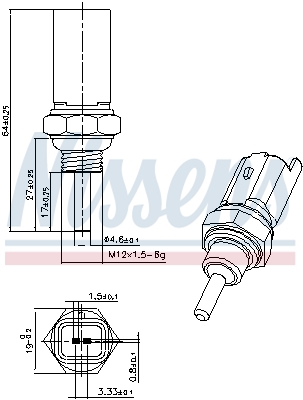 Nissens Temperatuursensor 207034