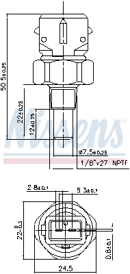 Nissens Temperatuursensor 207060