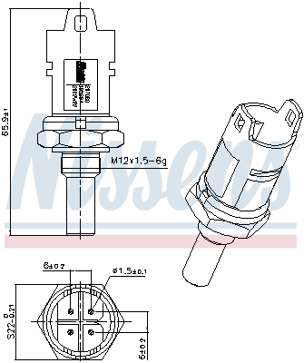 Nissens Temperatuursensor 207080