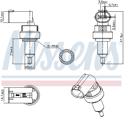 Nissens Temperatuursensor 207100