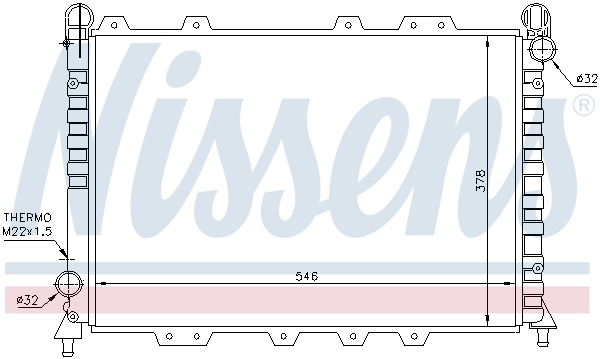 Nissens Radiateur 60029