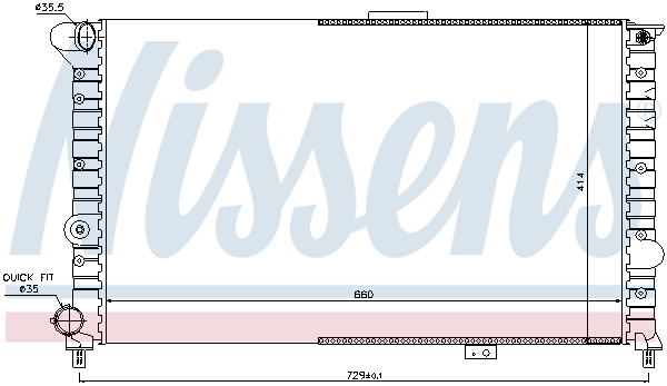Nissens Radiateur 60054