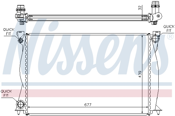 Nissens Radiateur 60231A