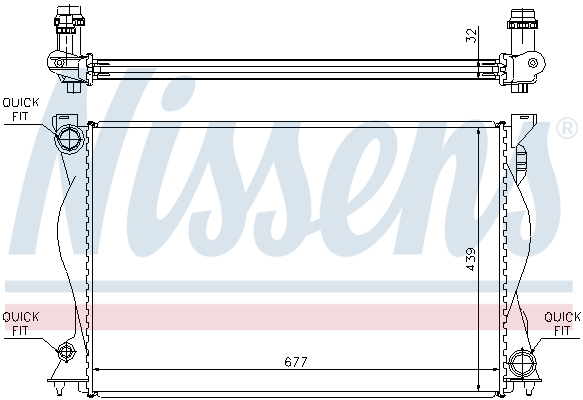 Nissens Radiateur 60234A