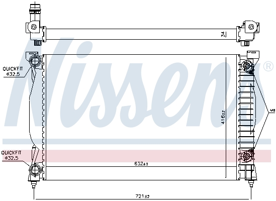 Nissens Radiateur 60305A