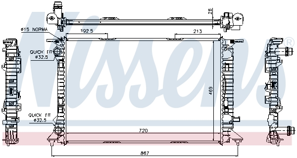 Nissens Radiateur 60323
