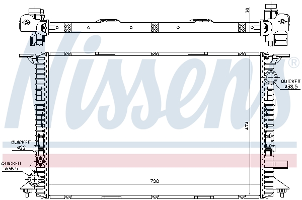 Nissens Radiateur 60356