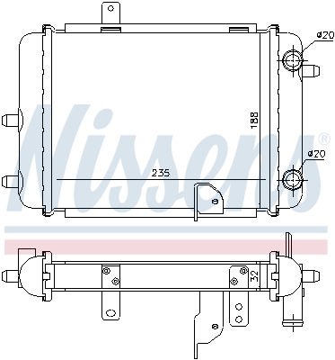 Nissens Radiateur 60363