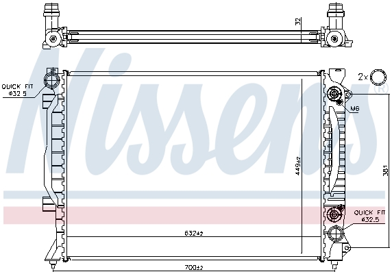 Nissens Radiateur 60423A