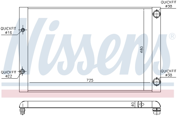 Nissens Radiateur 60427