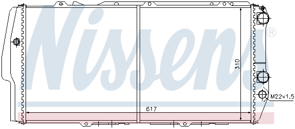 Nissens Radiateur 604781