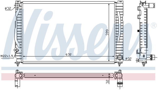 Nissens Radiateur 60496