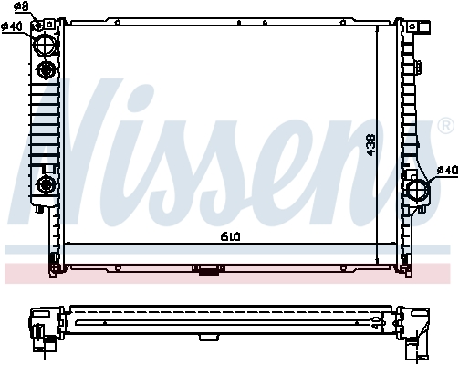 Nissens Radiateur 60597A