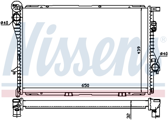 Nissens Radiateur 60603A