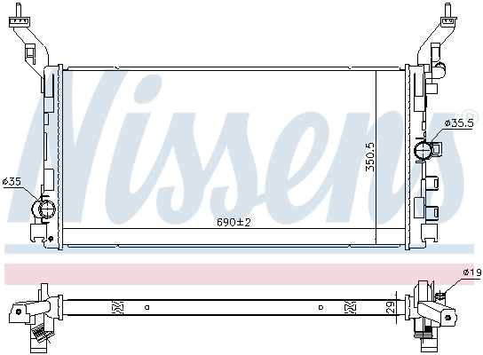 Nissens Radiateur 606058