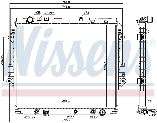 Nissens Radiateur 606068