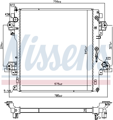 Nissens Radiateur 606071