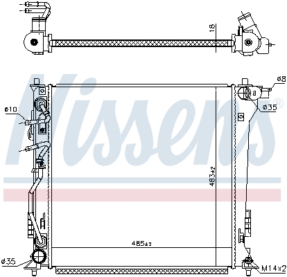 Nissens Radiateur 606099