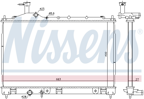 Nissens Radiateur 606181