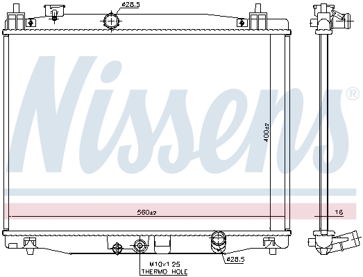 Nissens Radiateur 606183