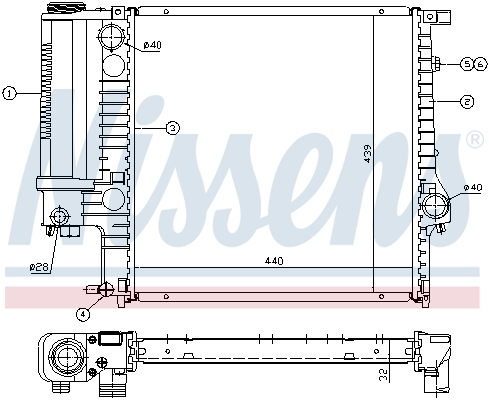 Nissens Radiateur 60623A