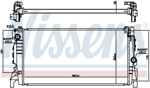 Nissens Radiateur 606247