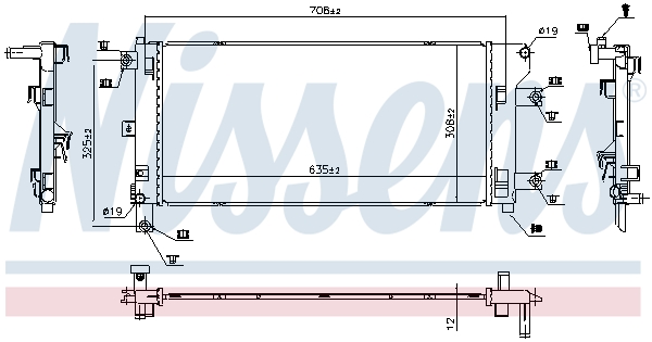 Radiateur Nissens 606264