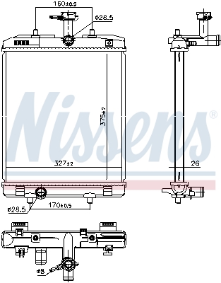 Nissens Radiateur 606330