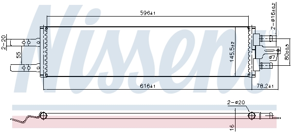 Radiateur Nissens 606420