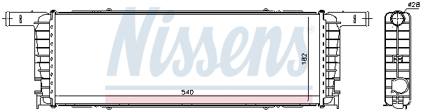 Radiateur Nissens 606434