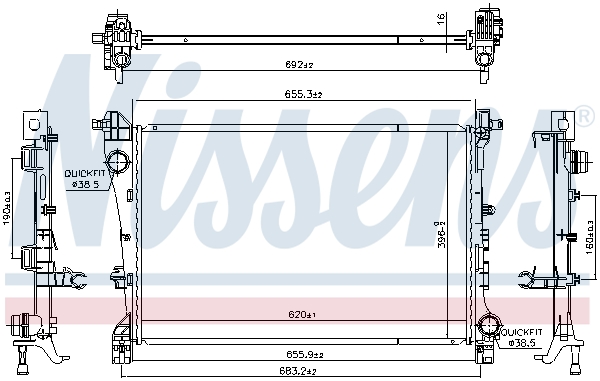 Nissens Radiateur 606441