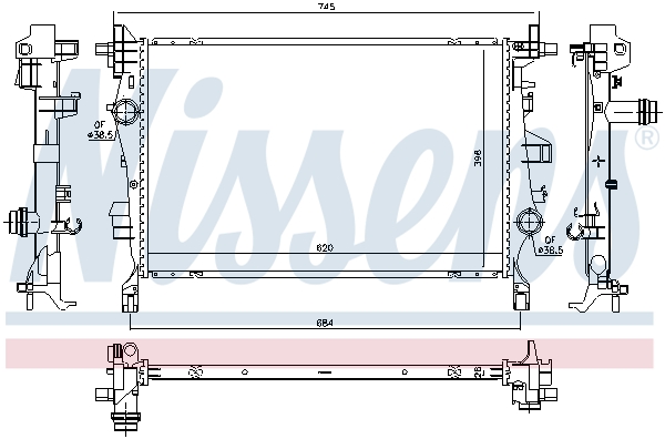 Nissens Radiateur 606445