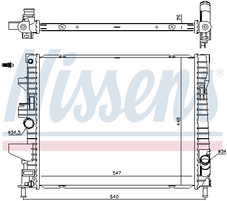 Nissens Radiateur 606446