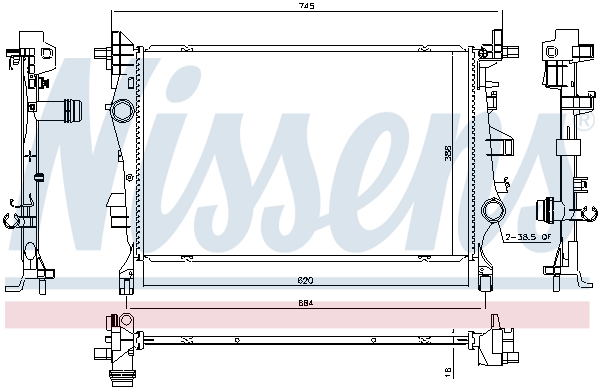 Nissens Radiateur 606447