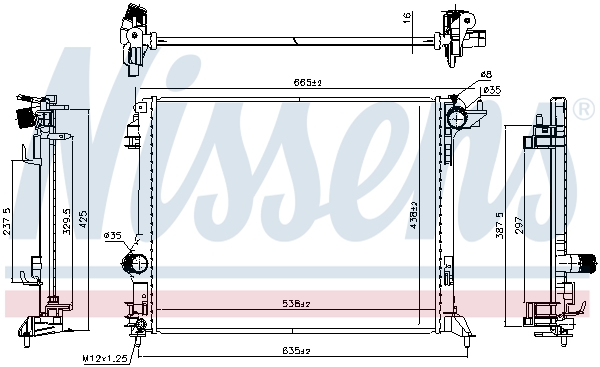 Nissens Radiateur 606472