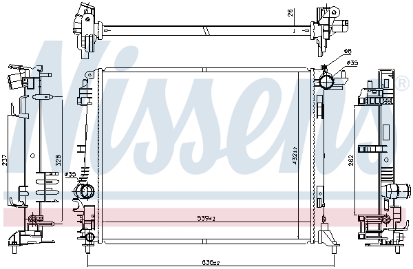 Nissens Radiateur 606473