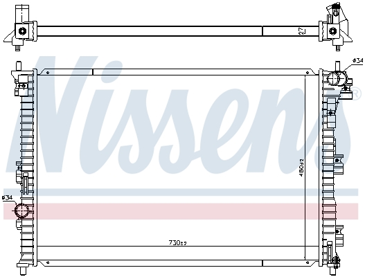Radiateur Nissens 606508