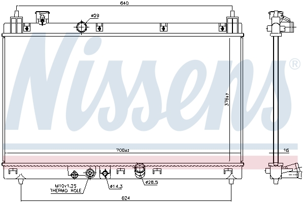 Nissens Radiateur 606519