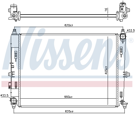 Nissens Radiateur 606528