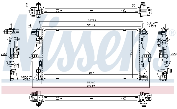 Nissens Radiateur 606538
