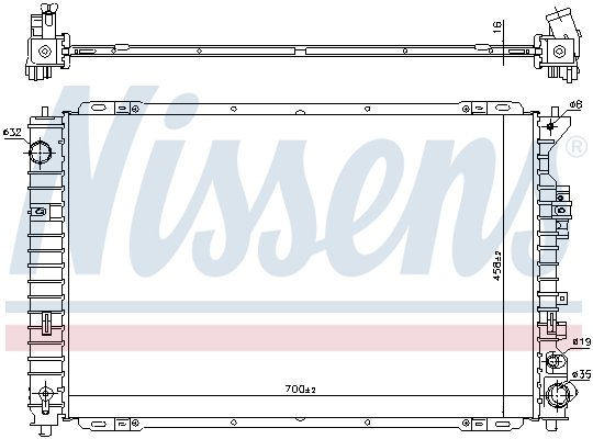 Nissens Radiateur 606556
