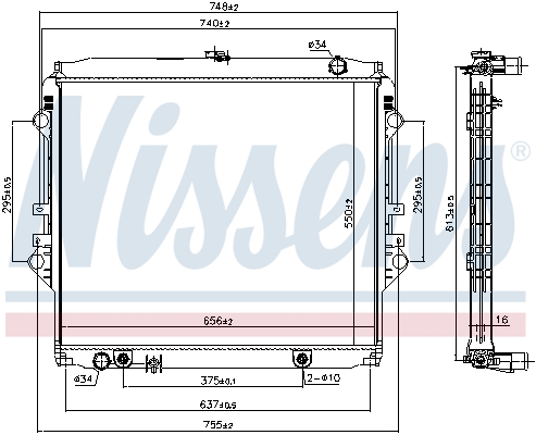 Nissens Radiateur 606558