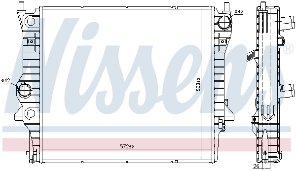 Nissens Radiateur 606560