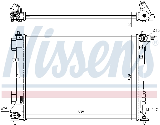 Nissens Radiateur 606603