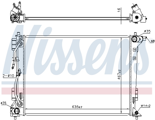 Nissens Radiateur 606604