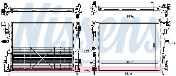 Nissens Radiateur 606653